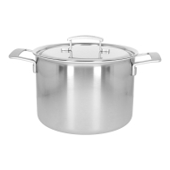 Demeyere Industry Soeppan met Deksel - Ø24cm - RVS - Zilver - Merk Demeyere - Geschikt voor Alle warmtebronnen