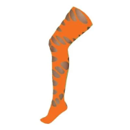 Fluo Panty met Gaten - Dames - One Size - Oranje - Geslacht Dames - Maat One Size