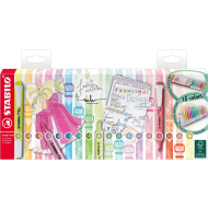 Stabilo Swing Cool Original & Pastel Marqueurs Surligneurs - 18 Pièces - Marque Stabilo - Type d'écriture Marqueur - Couleur Multicolore