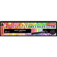 Stabilo Boss Arty Deskset Surligneurs - Multicolores - 23 Pièces - Marque Stabilo - Type d'écriture Marqueur - Couleur Multicolore