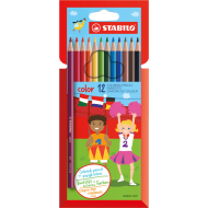Stabilo Color Wallet Crayons de Couleur - Multicolores - 12 Pièces - Marque Stabilo - Type d'écriture Crayon de couleur