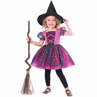 Costume pour enfants Rainbow Witch - Filles - 2-3 ans - Multicolore - Taille  98 - Sexe Fille - Age 2 jusqu'à 3 ans