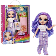Rainbow High Junior High Pyjama Party Poupée de Mode - Violet - Marque Rainbow High - Age à partir de 6 ans