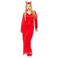 Kostuum Devil Lady - Dames - Maat S - Rood - Maat S - Geslacht Dames - Leeftijd volwassenen