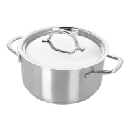Demeyere Resto Kookpot met Deksel - Ø18cm - 2L - Gietijzer - Zilver - Merk Resto by Demeyere - Geschikt voor Inductie,Alle warmtebronnen
