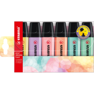 Stabilo Boss Original Pastel Surligneurs - Multicolores - 6 Pièces - Marque Stabilo - Couleur Multicolore - Type d'écriture Marqueur