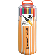 Stabilo Fineliner Boîte Zebrui - Multicolores - 20 Pièces - Marque Stabilo - Type d'écriture Fineliner - Couleur Multicolore