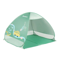 Badabulle Anti-UV Tent - 125x85cm - Polyester - Groen - Merk Badabulle