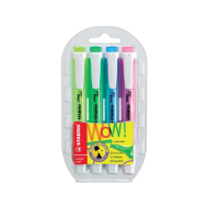 Stabilo Swing Cool Surligneurs - Multicolores - 4 Pièces - Marque Stabilo - Type d'écriture Marqueur - Couleur Multicolore