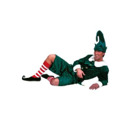 Costume d'Elfe - Déguisement - Taille 52-54 - Vert - 4 pièces - Sexe Hommes - Taille  52/54