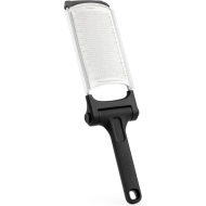 Cuisipro Râpe à Main avec Poignée Pliable - Fine - Acier Inoxydable - Gris - Marque Cuisipro