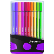 Stabilo Pen 68 Colorparade - Rose/Gris - 20 Pièces - Marque Stabilo - Couleur Gris,Rose - Type d'écriture Stylo plume