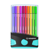 Stabilo Pen 68 Colorparade - Blue/Gris - 20 Pièces - Marque Stabilo - Type d'écriture Stylo plume - Couleur Gris,Bleu