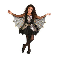 Kinderkostuum Spinnen Prinses - Meisjes - 10-12 Jaar - Zwart - Maat 146-152 - Geslacht Meisje - Leeftijd 10 t/m 12 jaar