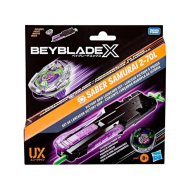 Beyblade X Victory Grip Launcher Samurai Saber – À partir de 8 ans - Marque Beyblade Burst - Age à partir de 8 ans
