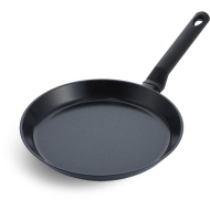 BK Poêle à Crêpes - Induction - Ø28cm - Aluminium - Noir - Marque BK - Convient pour Électrique,Halogeen,Four,Gaz,Induction,Keramisch