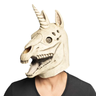 Masque Crâne de Licorne - Adultes - Beige
