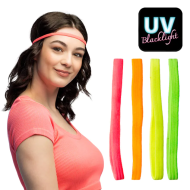 Set Elastieke Haarbandjes - UV Light - 4 Stuks