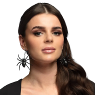 Paire de boucles d'oreilles Araignée - Femmes - Noir