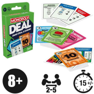 Monopoly Deal – Édition Belge – Jeu de Cartes – À partir de 8 ans - Marque Hasbro - Age à partir de 8 ans