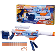 Nerf Loadout Arctic Zerostriker Blaster – 24 fléchettes N1 – À partir de 8 ans - Marque Nerf - Age à partir de 8 ans