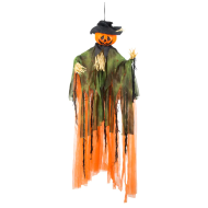 Décoration Mr. Pumpkin - 100cm - Noir/Vert/Orange