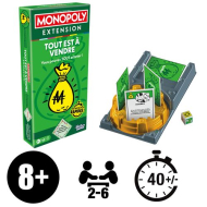 Hasbro Monopoly Extension Tout est à vendre - Franstalig - Uitbreiding voor Monopoly - Merk Hasbro - Leeftijd vanaf 8 jaar