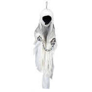 Fantôme Sans Visage Décoration - 100cm - Blanc