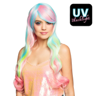 Pruik Heaven - UV Light - Dames - Pastel