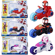 Marvel Spidey et ses Amis Incroyables Moto – À partir de 3?ans – Assortiment - Marque Marvel - Age à partir de 3 ans