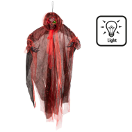 Décoration Demon Reaper - Avec Lumière - 180cm - Rouge/Noir