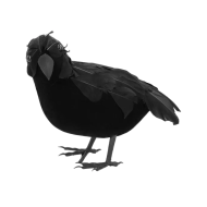 Corbeau Décoration - 23x10cm - Noir