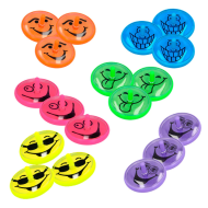 Set Tolletjes Smile - 4cm - 6 Kleuren - 18 Stuks