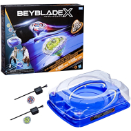 Beyblade X Drop Attack Battle-set avec Beystadium et Launchers – À partir de 8 ans - Marque Beyblade Burst - Age à partir de 8 ans