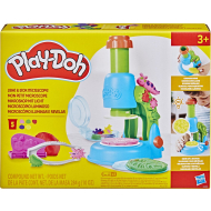 Play-Doh Microscope avec Lumière – Pâte à Modeler – 5 Pots Play-Doh – À partir de 3 ans - Marque Play-Doh - Age à partir de 3 ans