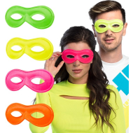 Oogmasker Neon - Kinderen en Volwassenen - 4ass