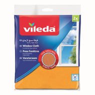 Vileda Balai à Ressort - 25x2x21cm - Microfibre - Jaune - 2 Pièces - Marque Vileda - Couleur Jaune - Matériel Microfibre