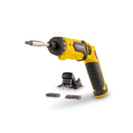 Powerplus Tournevis Électrique - 8V - Batterie 1,3Ah Inclus - Jaune - 14 pièces - Marque Powerplus