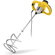 Powerplus POWX0842 Mélangeur à Béton et Peinture - 1600W - Jaune - Marque Powerplus