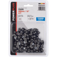 Powerplus Premium Ketting - Maat 1,3mm - 57 Tanden - 400mm - Gehard Staal - Merk Powerplus