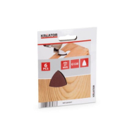 Kreator Driehoekig Schuurpapier - K120 - 50x37mm - 6 stuks - Merk Kreator