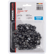 Powerplus Premium Ketting - Maat 1,3mm - 61 Tanden - 450mm - Gehard Staal - Merk Powerplus