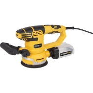 Powerplus Excentrische Schuurmachine - 450W - Ø125mm - Geel - 4 delig - Merk Powerplus