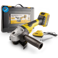 Powerplus XB Meuleuse d'Angle - 20V - Batterie 4,0Ah Inclus - Ø125mm - Jaune - Marque Powerplus