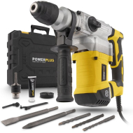 Powerplus POWX11721 Marteau Perforateur  - 1200W - Noir/Jaune - Marque Powerplus