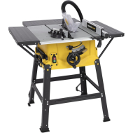 Powerplus Scie à Table - 2000W - Ø250mm - 82cm - Jaune - 2 pièces - Marque Powerplus