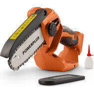 POWDPG7572 Tronçonneuse sans Fil une Main - 10cm/20V - Orange/Noir - Marque Powerplus