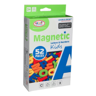 Lettermagneten - 52 stuks - Merk DDD Toys - Leeftijd vanaf 3 jaar