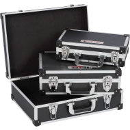 Kreator Kofferset - 3-In-1 - Aluminium - Zwart - Merk Kreator
