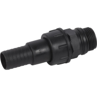 Powerplus Sortie de Pompe de Jardin - Mâle - 49x49x128mm - Marque Powerplus